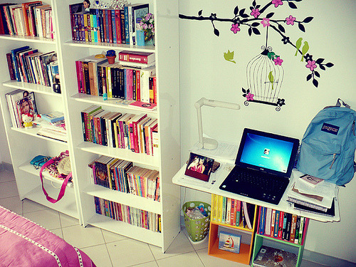 yougottalivetoparty:  I see Percy Jackson books, second top shelf, with no The Last Olympian.