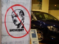 &ldquo;Socialism?&rdquo; Photo by petrito. 