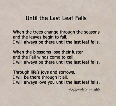 the last leaf poem