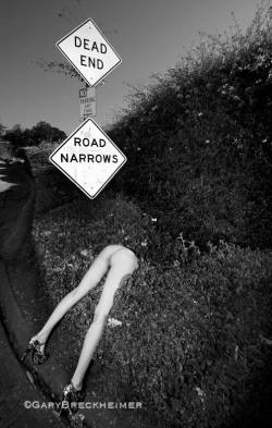 i don&rsquo;t reblog much, but i do love this.  krystakaos:  Dead End Photo by Gary Breckheimer 