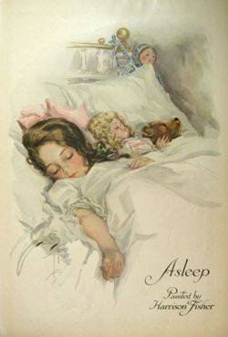 Dollhood: “Original Harrison Fisher Illustrated Print Removed From A 1912 Issue