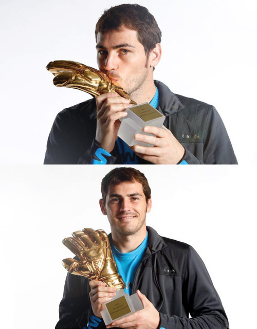 The golden boy with the golden glove! Is anyone worth it more than Iker Casillas? I don’t think so.  Viva España!