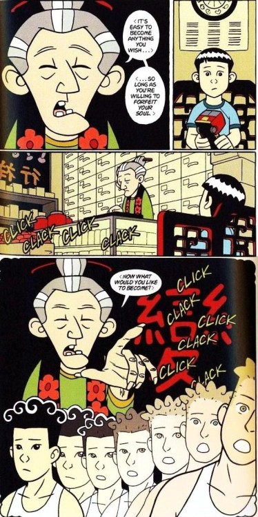 “The Herbalist’s Wife”, an unforgettable scene from Gene Luen Yang’s brillia