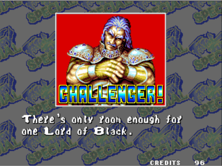 Bison2Winquote — - Wolfgang Krauser, The King of Fighters '96 (SNK)