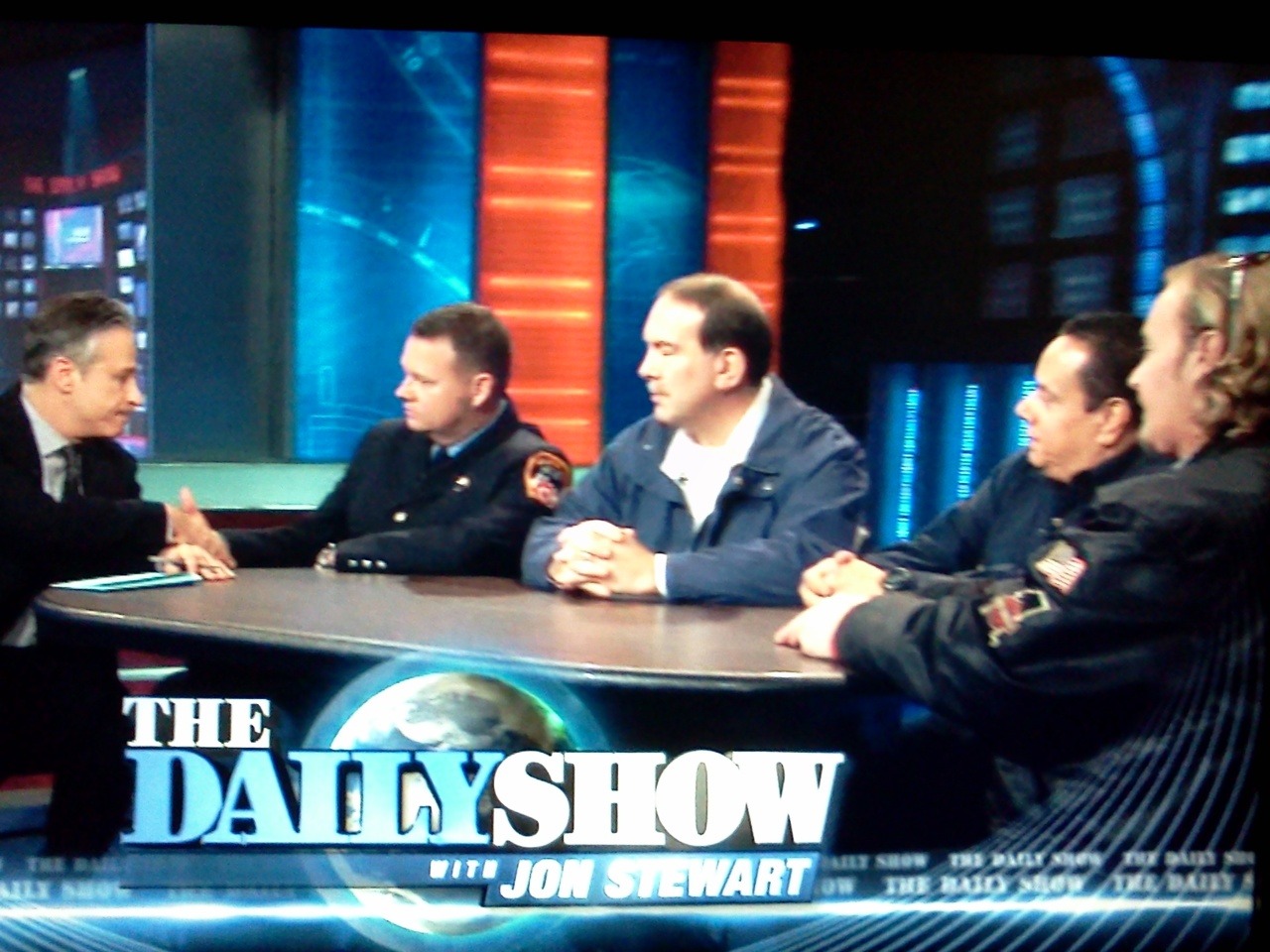 thegreg:  inothernews:  Jon Stewart, doing what the Republicans who denied 9/11 first