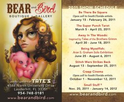 Portrait I painted of Amanda is being used for the 2011 Bear &amp; Bird business cards! thankyou cutey ^____^ ( link )