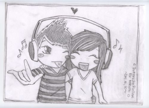 Created: The Kenisha Rullan!  For: Kelley Ho ~Dec. 16, 10’~ on the back it said : “You and Eduardo!”
