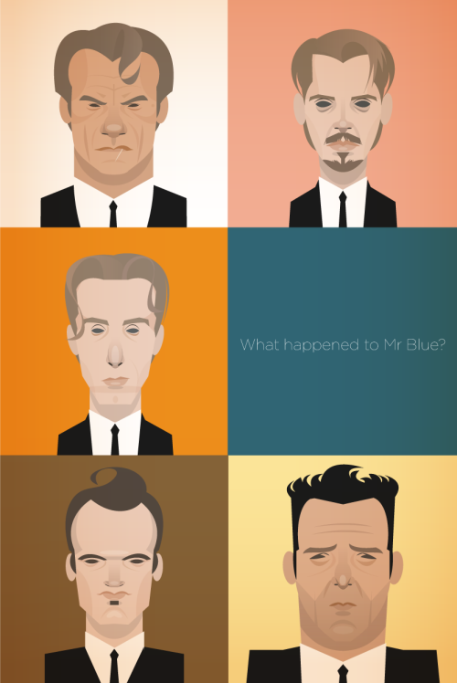 stanleychowillustration:  I watched Reservoir Dogs for the first time, since I saw it at the cinema 