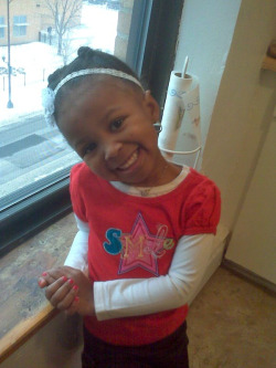 Beja B4 her school winter program.