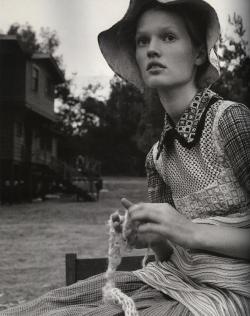 Toni Garrn by Steven Meisel for Vogue Italia