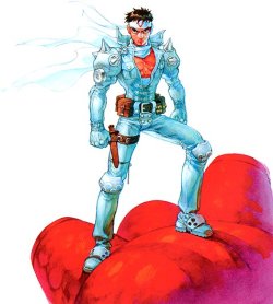 videogamesmademegay:  This is not the outfit of a heterosexual. (Marvel vs. Capcom 2-era Jin Saotome, via jackal27.) 