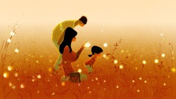 And another one from Pascal Campion: &ldquo;Fireflies&rdquo;Drawn in similar colours as &ldquo;One, two, three, four, five&rdquo;.Reminds me of some fireflies I saw years ago in quite warm summer night. Please see Pascal&rsquo;s blog here: http://pascalca