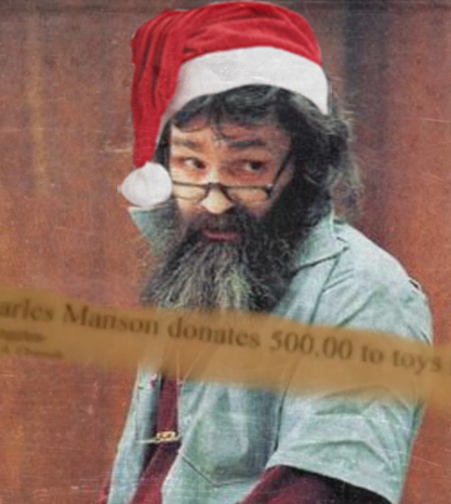 120mm:  Charles Manson saves Christmas for Northridge California Toys For Tots. Since newspaper will never report things like this, I will point you towards a video Michael from Backporch Tapes made about how Charlie saved Christmas for a lot of needy