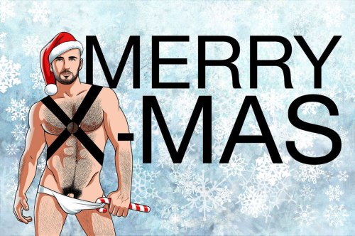 homocomix:  Sexy Christmas and a Kinky New Year illustration by Alessio in Wonderland