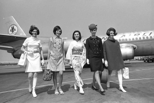 theswingingsixties: Air hostesses of the ’60s.