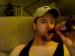 fortheloveofhairy:  Happy Boxing Day!  God. Can I come over and have a beer with you? And then blow you? And then maybe cuddle? UNF.