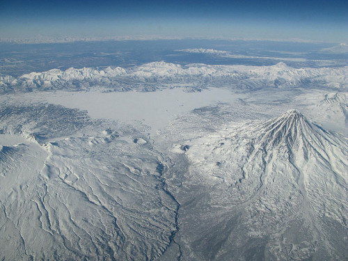 Volcanoes in Kamchatka, crossing from Alaska to Russia
© Thomas