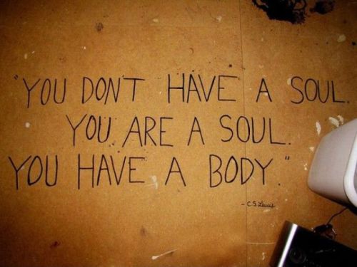 muchodeto:You are a Soul.