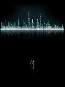 pacalin:  This is amazing. Poster available at society6. Tron City - by Edwin Urena 