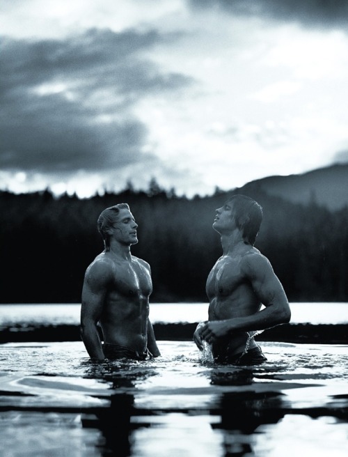 artofmalemasturbation:  No. 155, Loving Couples (Our August Theme): Such masculinity, such beauty before our eyes! 
