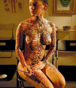 She&rsquo;s really cute and has nice inner values, apparently. I like this picture because it&rsquo;s bodypainting and no everlasting tatoo.