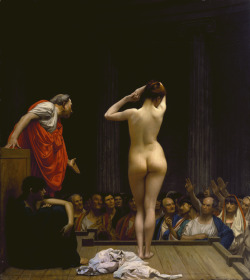 deltoagrimensura1:  Gérôme - The Roman Slave Market Via Orientalism: a gallery of images 