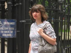 agenderreid:  So here’s a picture of me from 2008 in front of Trinity Church (where Alexander Hamilton was buried).  I don’t know why I felt the need to show this to Tumblr.  Here’s his actual grave stone, which is much cooler. 