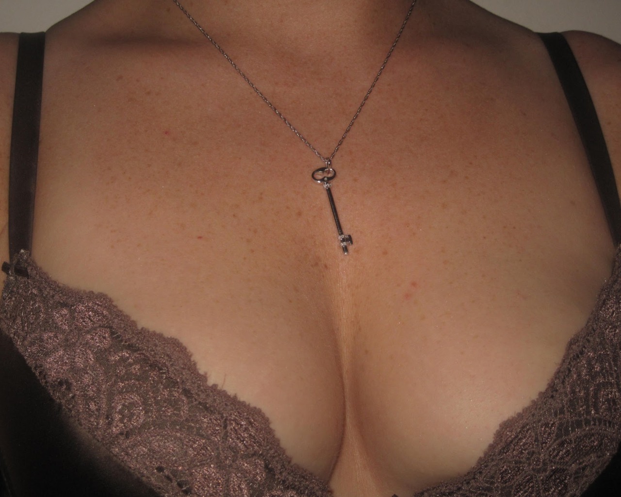 myslutbelongstome:  I own you…the key is the symbol of that ownership.  Probably