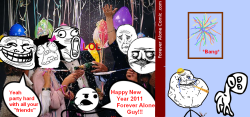 cerealguycomic:   Forever Alone Party —- Reblog and say YAY! if this is you —- YAY! 