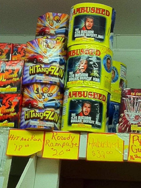 Celebrate the new year with some George W. Bush fireworks
Via