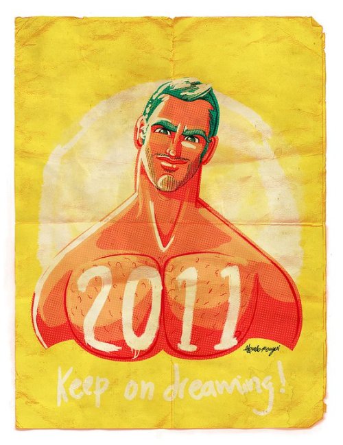 homocomix: Keep on manifesting your dreams! Happy new year ladies and gentlemen! xxx illustration by