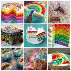 notsoplainbutinsanejane:  So many rainbows *______________* 