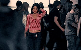 When I walk through the hallways in school