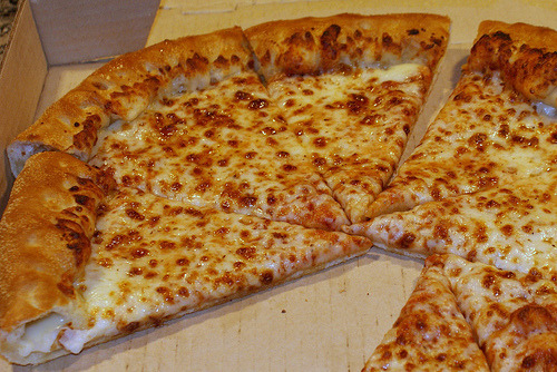Yummy pizza.