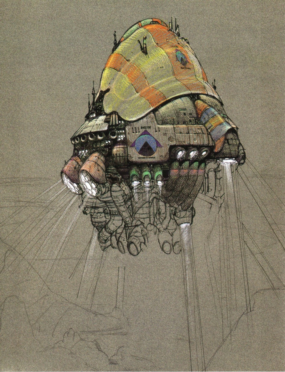 fuckyeahsciencefiction:  Fifth Element - Moebius 