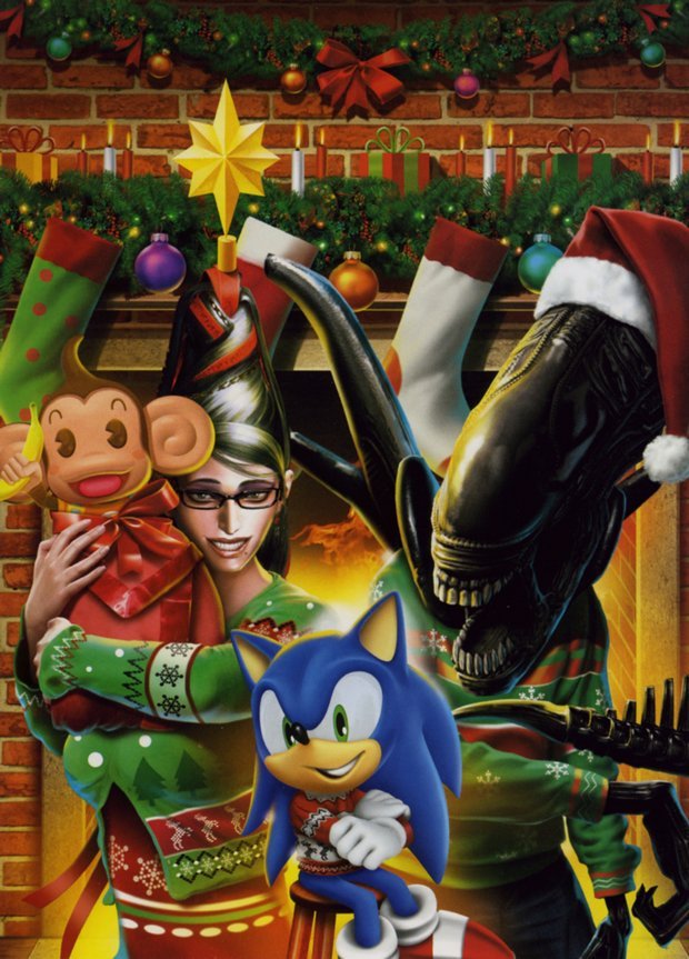 hauntedstardust:  Bayonetta makes me laugh. /also this is official from SEGA.  i
