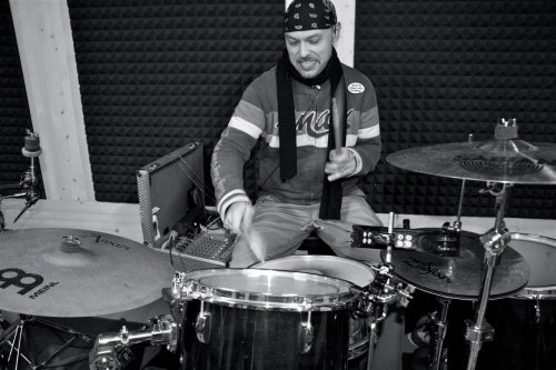 Matteo Ramuscello, drummer - Ph. Paolo Crivellin