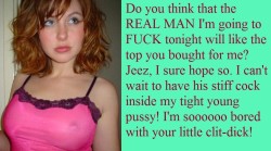 sissy-mike: I’ve got my wife panties to