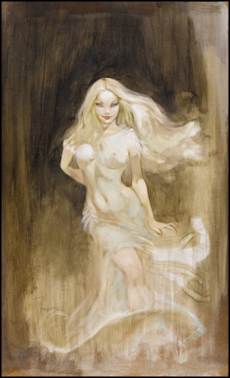 trixietreats:  Fantasy Ink: Frazetta Girls  Faith, 1970  