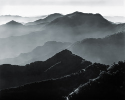 Sierra Foothills and Haze photo by Ansel