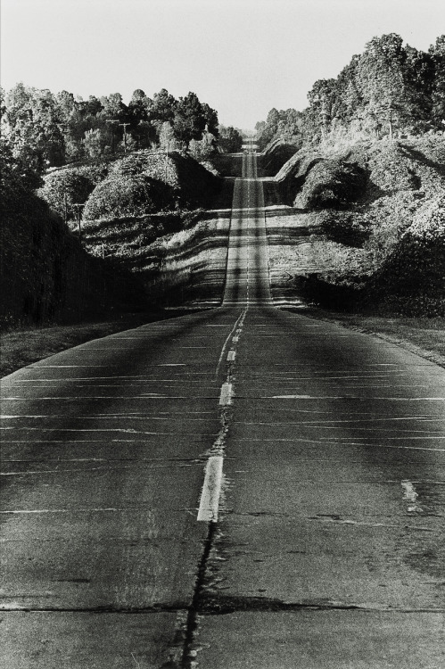 Highway 49 from Jackson to Yazoo City photo by Danny Lyon, 1964