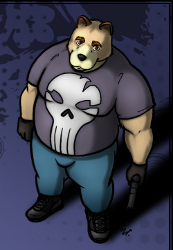 chiptunelife:  my artwork of a cute bad bear