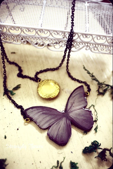 Flight Of Fancy - Butterfly Necklace Locket