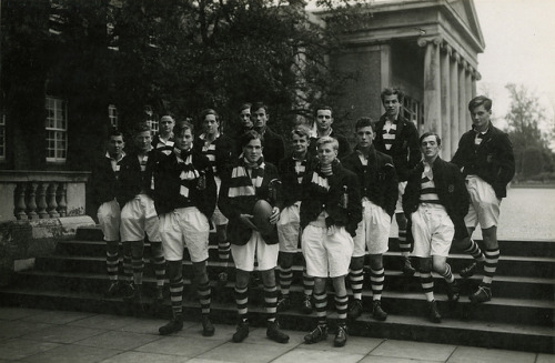 Mill Hill School, London, rugby team. (via futurisms, fritzlang, jaune, lottiete