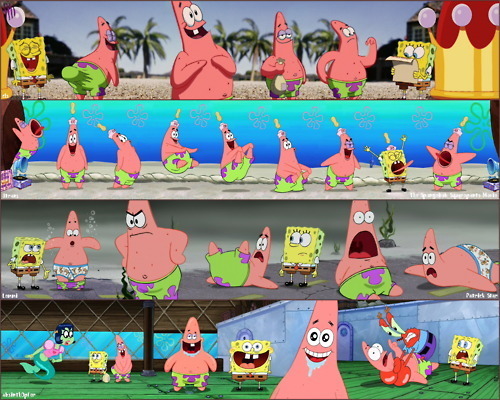  Bob Esponja: E se um dia não formos mais amigos? Patrick Estrela: Amigos de verdade são amigos para sempre.  
