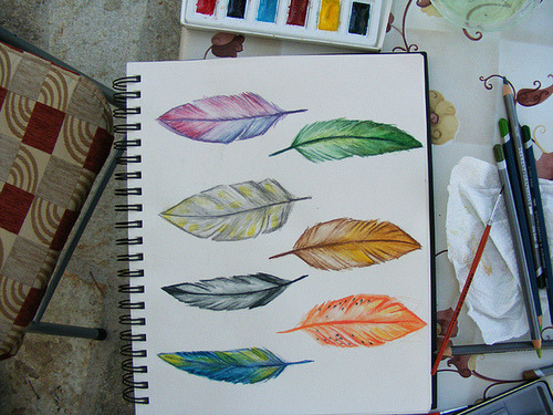 I love feathers o.o So pretty though