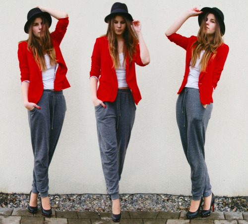 Looknook.nu: I WANT SOME MORE, SO HIT ME WITH AN ENCORE Blazer: ZaraHat, pants: H&amp;MHeel