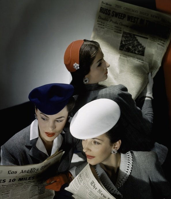 rodrigoglam:  Vogue Magazine, February - 1943. Photo by Horst P Horst. 