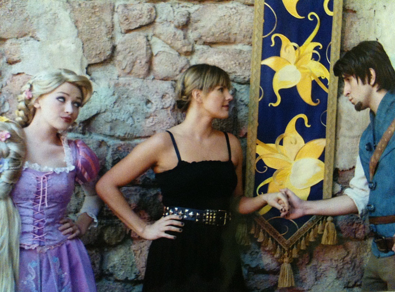 notsoplainbutinsanejane:  hellyeahtangled:  Grace Potter falling for Flynn’s smolder…