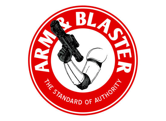 Arm & Blaster is “great for cleaning all that rebel blood off your body armor” according to AJ Paglia. His shirt design is on sale now at SnorgTees ($9.95).
Related Rampages: Lightkatana Fight | Hail To The King
Arm & Blaster by AJ Paglia (Emptees)...